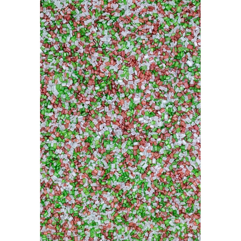 SPRINKLY - Sparkling Sugar - Red, White & Green -