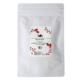 Organic Super High-Grade Rooibos Tea, 0.7 oz (20 g) x 10 Packets, Organic JAS, Non-Caffeine, Natural Shop, Nagomi, Polyphenol, Non-Caffeinated