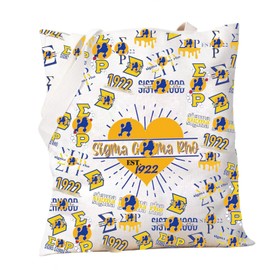 PXTIDY Sorority Gift Sigma Est 1922 Tote Bag Sisterhood Sorority Paraphernalia Sister Gift