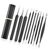 10pcs Pimples Needles Carbon Steel Portable Blackheads Removal Multifunctional Face