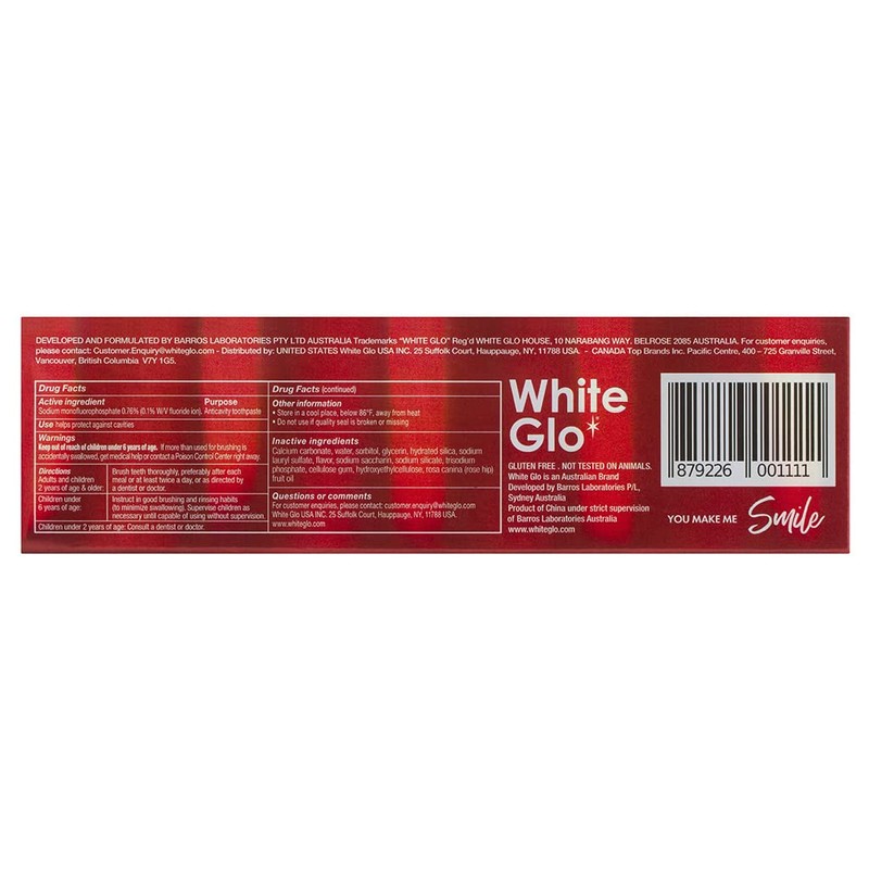White Glo Professional Choice Extra Strength Whitening Toothpaste