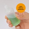 Hinrichs 10 x 50ml Plastic Squeeze Bottle - Small Squeeze