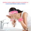 Kit KINGTLE de 9 piezas: 3 diademas de franela y