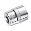 sourcing map 12-Point Socket 1/2" Drive 27mm Deep 45# Steel