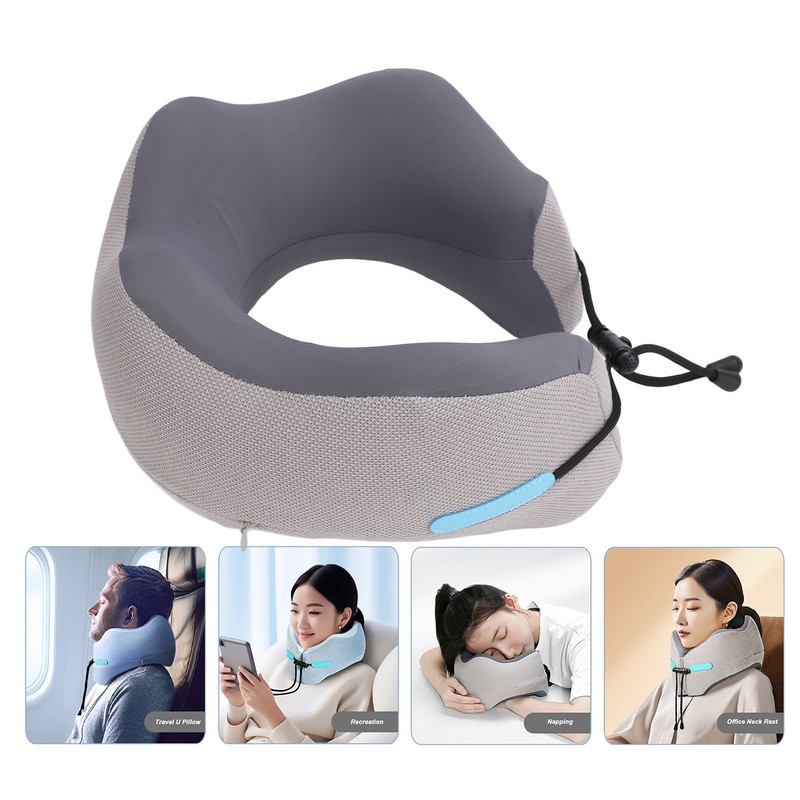 Travel Pillow for Neck Support Memory Foam Slow Rebound U
