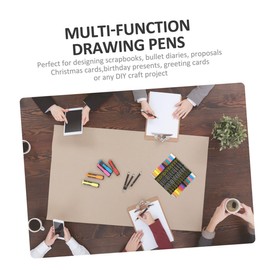 Operitacx Acrylic Paint Markers Set 12 Colors Dual-ended Pens for Artists Diy Projects and Present Giving