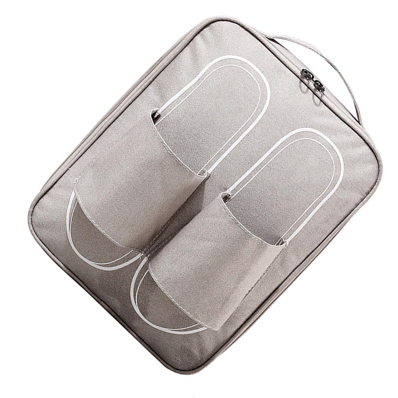Travel Shoe Storage Bag Dustproof Portable Handle Multiple Pockets Space