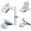 Hosrnovo Shelf Clips, Adjustable Supports Clip for 255 Standard Pilaster,