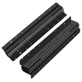 LONTAN 1 Pair Undermount Heavy Duty Drawer Slides 16 inch Full Extension Bottom Mounted Drawer Rails Hidden Cabinet Runners 260LB Capacity