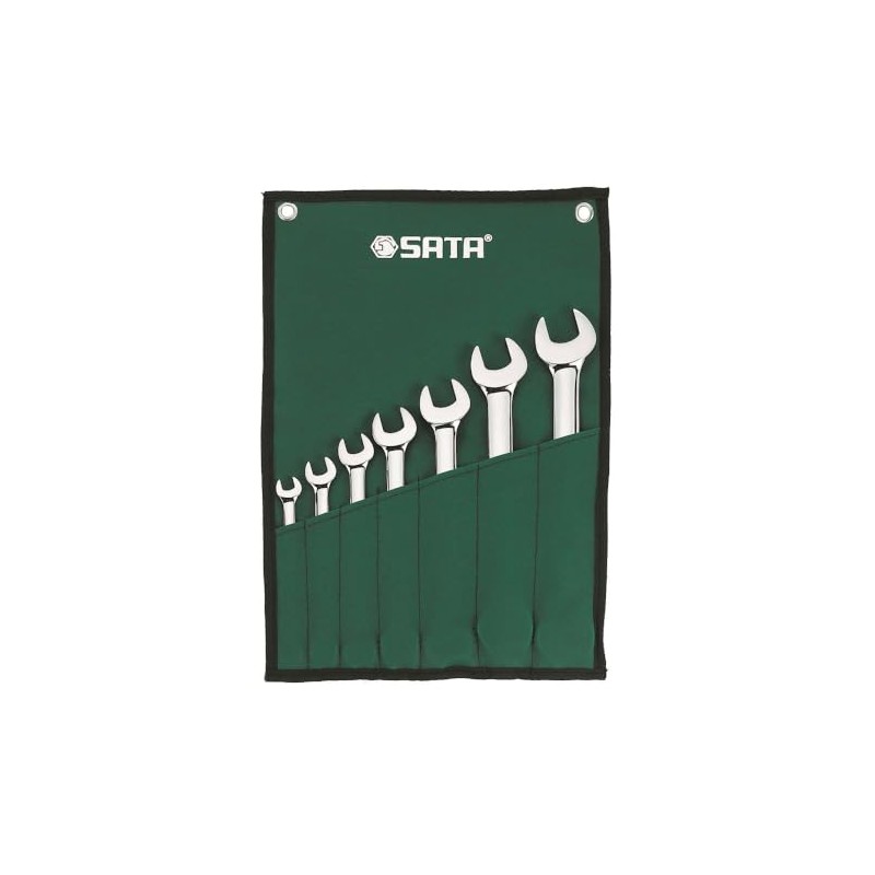 SATA ST09070SJ 7 Pieces Metric Combination Wrench/Spanner Set