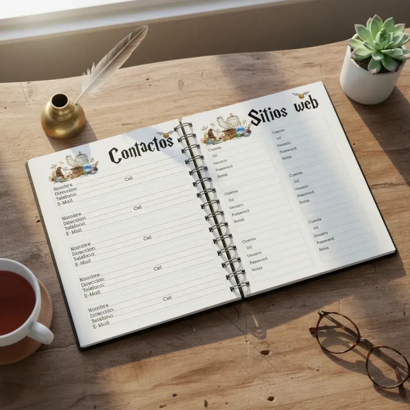 Agenda Semanal Harry P. (medio Oficio)