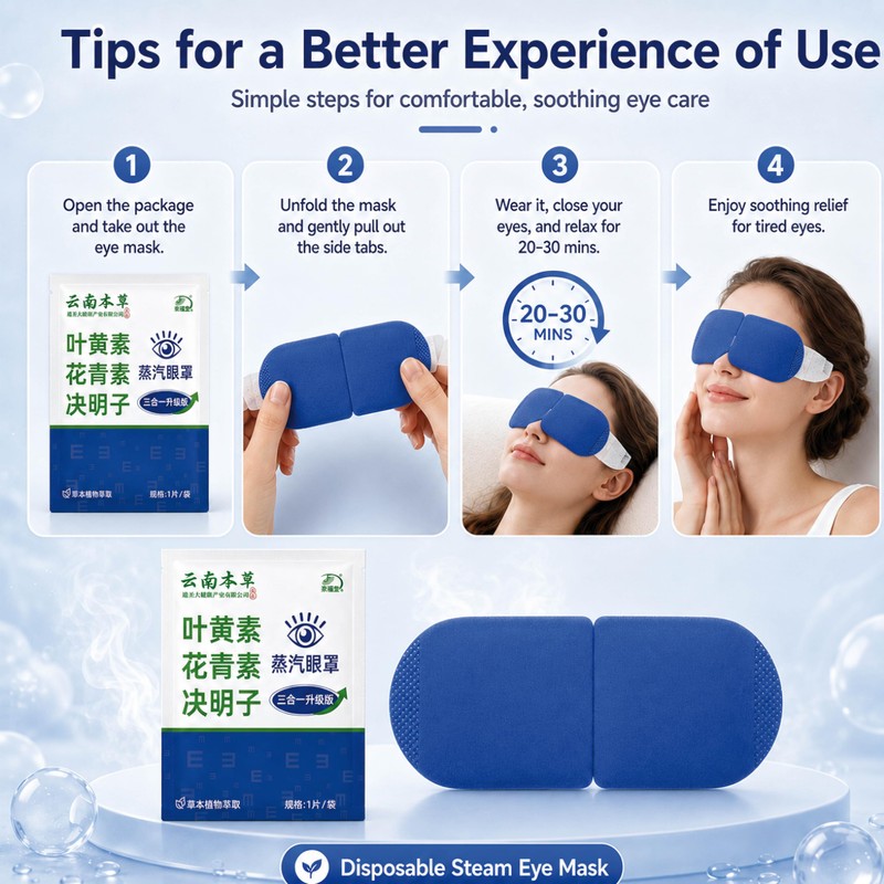 Steam Eye Mask, Unscented Self Heating Eye Masks, Disposable Warm
