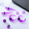 Adramata 68Pcs Ear Stretching Kit 14G-00G Acrylic Tapers Septum Ring