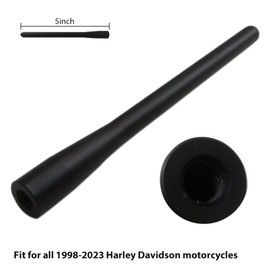 5" Short Antenna Mast Replacement for 2012 Harley Davidson Electra Glide Ultra Limited FLHTK