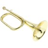 TUOREN Gold Bugle Cavalry Trumpet Brass Instrument for School Band