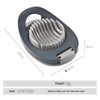 2pcs Egg Slicer for Boiled Eggs, Kiwifruit Strawberry Cutter with