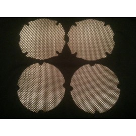 badgerland performance REAR & FRONT SPEAKER GRILLS HARLEY DAVIDSON ULTRA CLASSIC STREET GLIDE 1998-2013