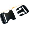 SHUYUNGE 8Pcs 40mm/1.5 Inch Quick Side Release Buckle Black Plastic