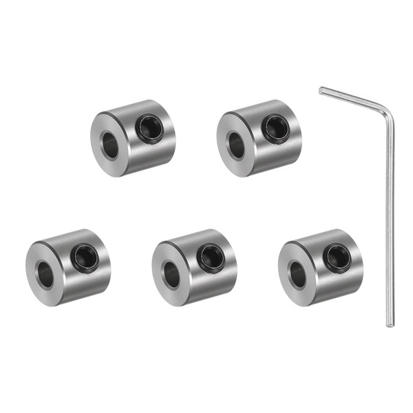 HiPicco Set Screw Collars, 5 Pack 3mm Bore Shaft Lock