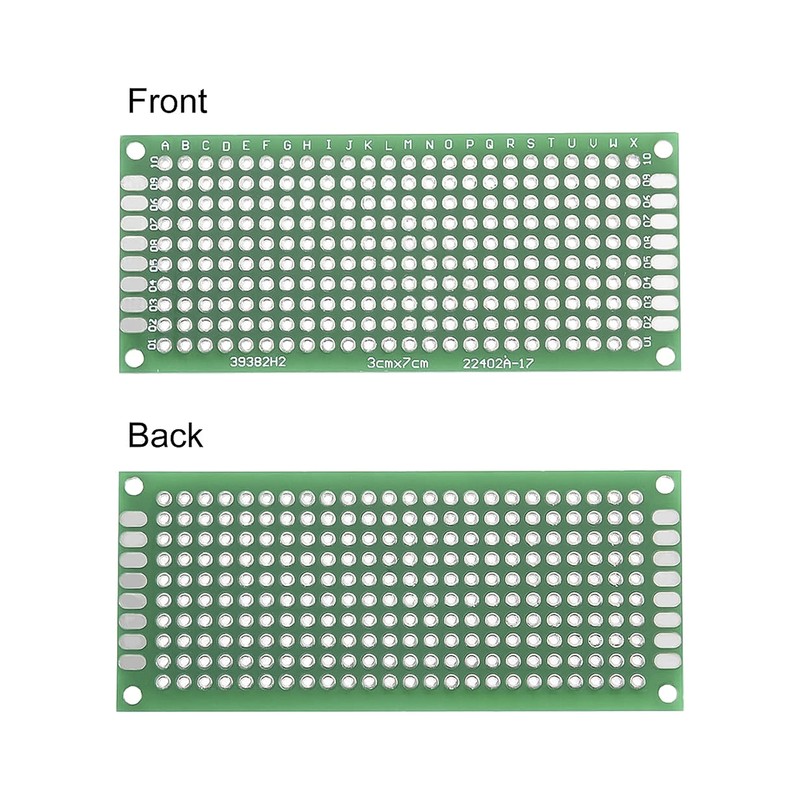 10 x PCB Board 3 x 7 cm Electronic Training