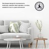 KASCLINO Silly Walk Wall Clock, Home Decor Walking Silent Wall