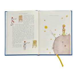 Graphic Image The Little Prince, Blue Bonded Leather | Handbound in The USA (6" W x 8" H - 96 Pages) – A Beloved Classic Restored