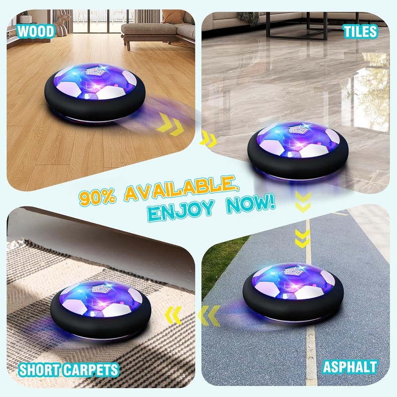 BLUEYE Rechargeable Hover Soccer Ball- Kids Toys -Indoor Toddler Game