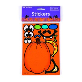 Make A Pumpkin Stickers (1 DOZEN) - BULK