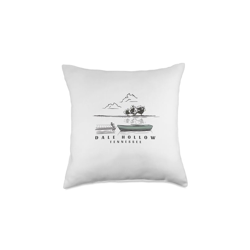 Dale Hollow Tennessee Throw Pillow