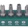 11Pcs Mini Screwdriver Set 1/4in Pocket Micro EDC Tool Ratchet