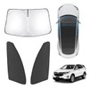 Karltys Windshield Sun Shade for 2018-2024 Chevy Equinox, 3-Pack Front