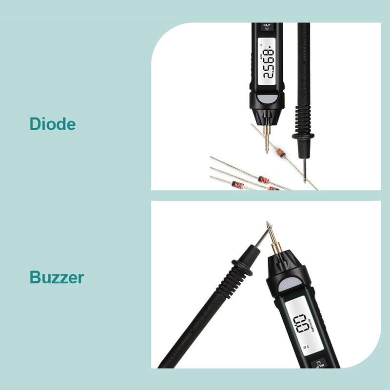 Digital Multimeter Pen DC AC Voltage Resistance Tester Meter Voltmeter