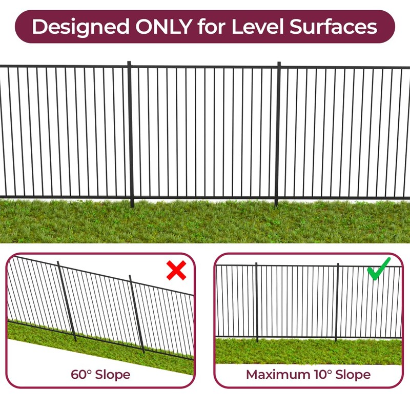 CR Fence & Rail 6ft Top Mount End Post (NOT