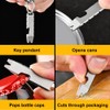 Titanium EDC Pry Bar,Mini Pry Bar EDC Multi Tool with