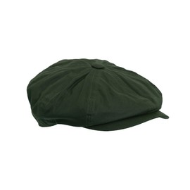 WALKER AND HAWKES - Wax 8-Panel Danesford Baker Boy Cap - Olive - Small (57cm)