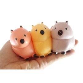 3 Capybara Splat Ball - Water Filled Splat Stress Ball - Throw to Make it Splat and Watch it Come Back