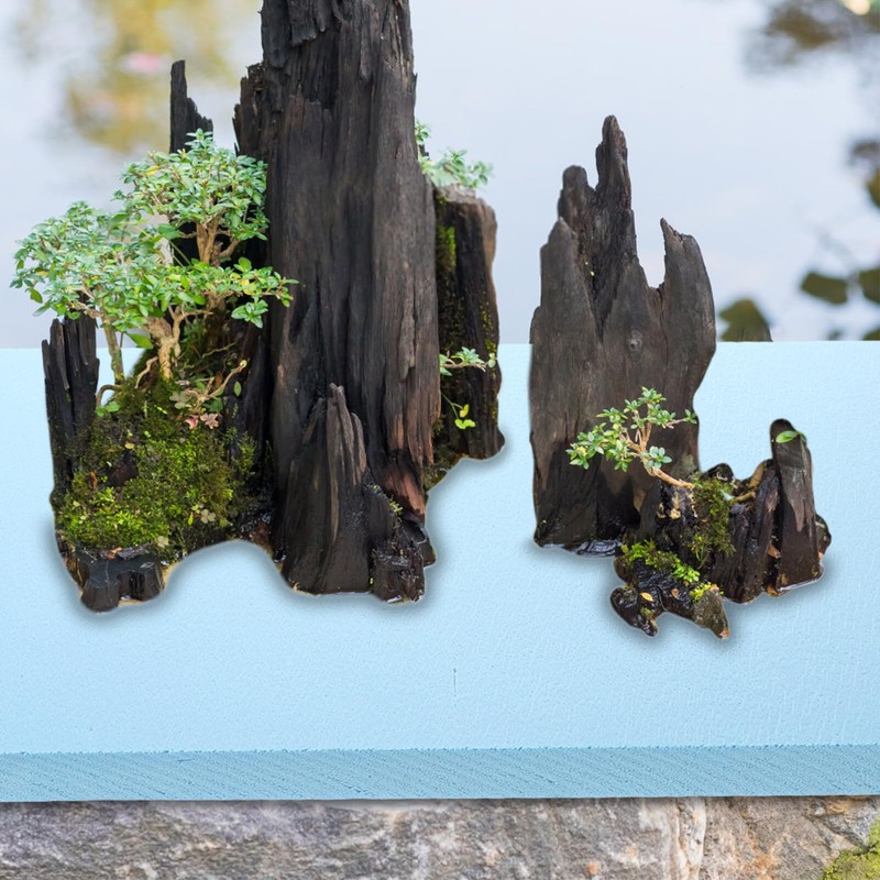 TEHAUX 2pcs Foam Board Model Foam Crafting Material Bend Shape