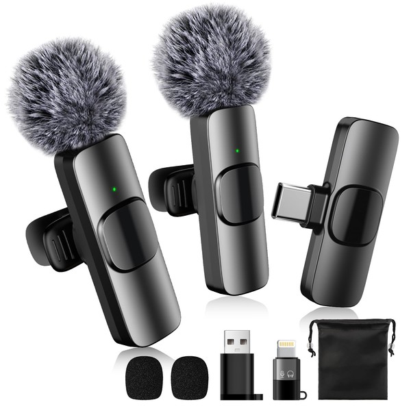 ihakkason Wireless Lapel Microphone