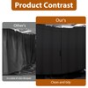 Car curtains blackout 180×90cm Campervan Car Divider Privacy Curtains