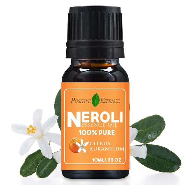 Neroli Essence Oil, Citrus Aurantium Essential Oil, Bright Refreshing Citrus Scent, 100% Natural Neroli Essence Oil, 10ml 0.33 oz, Unique Oil