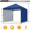ABCCANOPY Easy Pop up Canopy Tent with 2 Sidewalls for