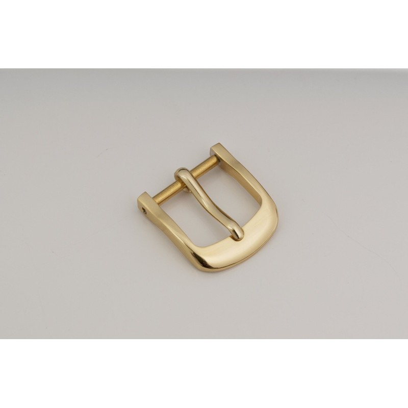 Pierre Lanier 12S4C61YG Watch Band/Belt, Calf/Cowhide, Crocodile-Embossed Blue, Gold Buckle,