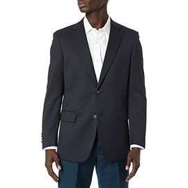 Palm Beach Men's James Performance Blazer, Navy, 40 Regular