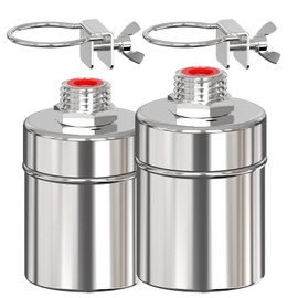 Stainless Steel Automatic Water Level Control Float Valve, 2-Pack, 1/2 inch,304 Grade Side Inflow Design for Water Tanks, Swimming Pools, Livestock Tanks (Inlet water)