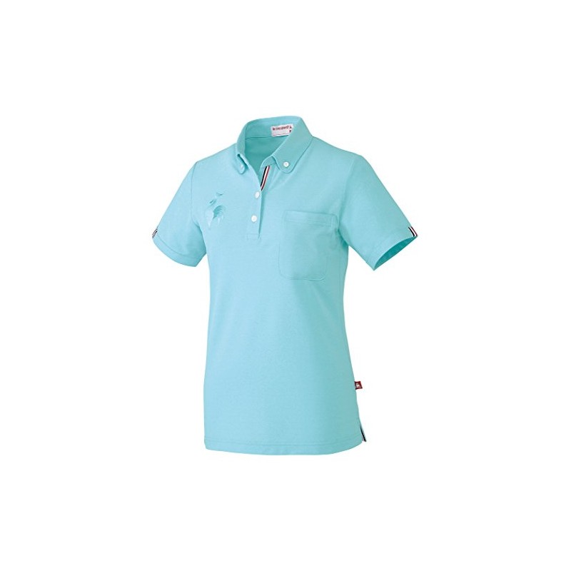 Nursing Uniform Button Down Shirt Lecoc Aqua Size: 9 UZL3020-4