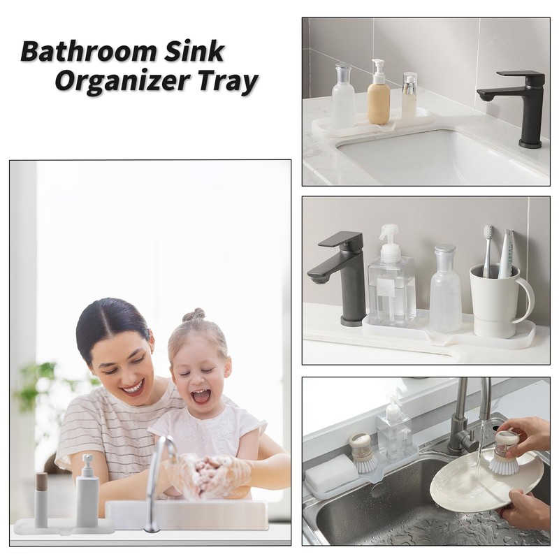 MicoYang Silicone Bathroom Soap Dishes with Drain Spout-Bathroom and Kitchen
