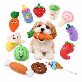 PUBAMALL Juguetes para Perros de Entrenamiento Molar, Set de 12 Piezas para Masticar