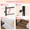 ZHKINGGS Kids Clothing Rack with 2-Layer Storage Shelf and 2