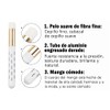 Cepillo Limpiador de Pestañas, Cepillos de champú de Pestañas Faciales
