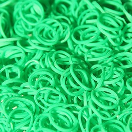 RayLineDo(TM) 600pcs Green Color LOOM RUBBER BANDS BRACELET Making